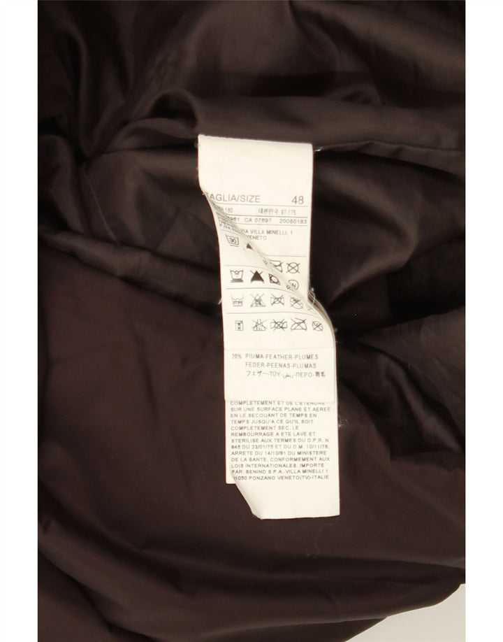 BENETTON Womens Padded Coat IT 48 XL Brown Polyamide Vintage Benetton and Second-Hand Benetton from Messina Hembry 