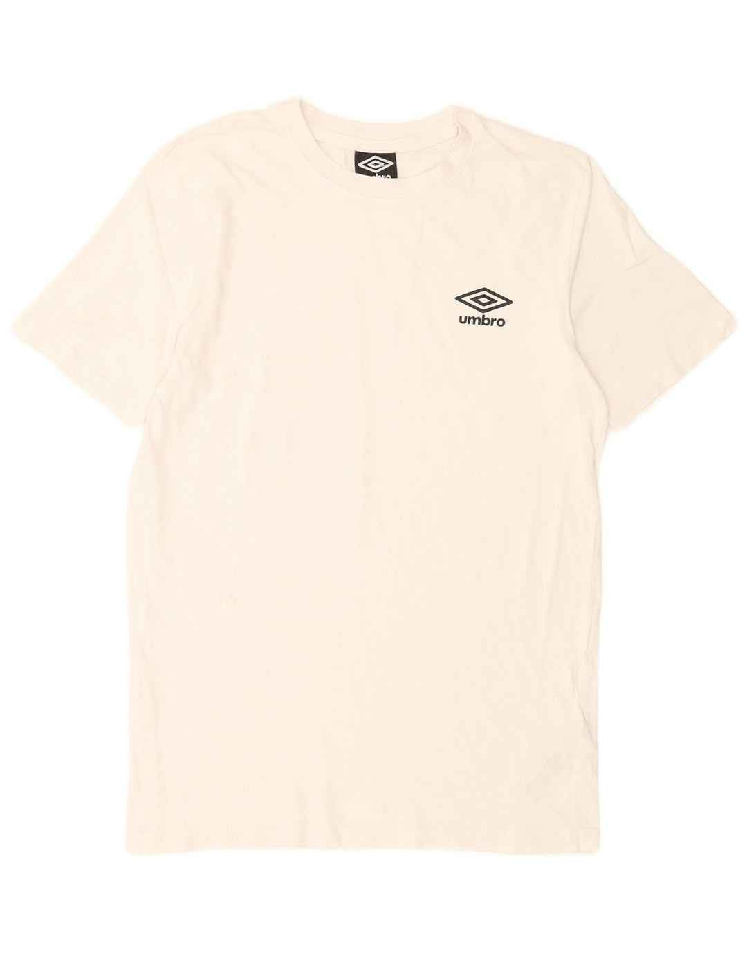 T-shirt Umbro da uomo Top Small in cotone bianco