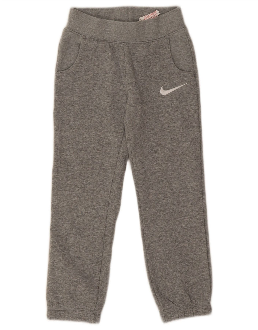 Pantaloni della tuta da ragazzo Nike Joggers 5-6 anni in cotone grigio medio