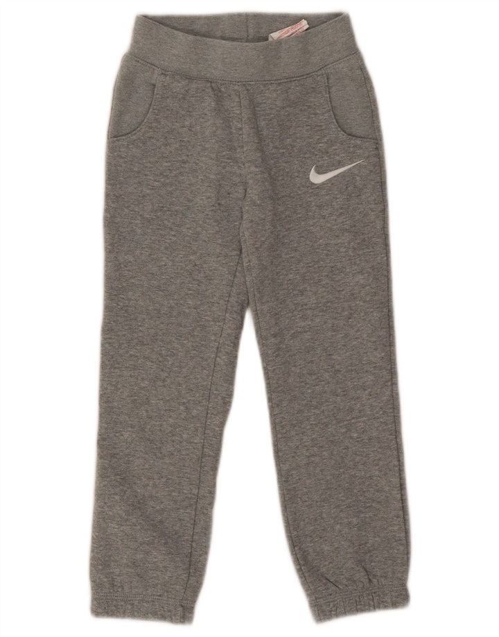Pantaloni della tuta da ragazzo Nike Joggers 5-6 anni in cotone grigio medio