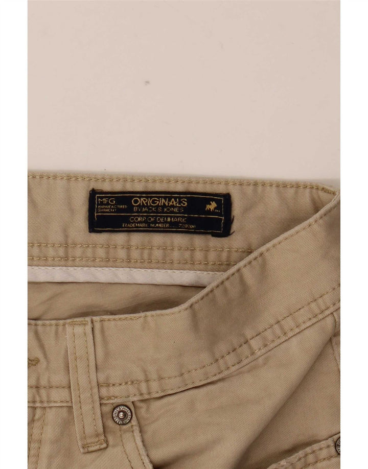 Pantaloni casual slim da uomo Jack & Jones W30 L30 Beige