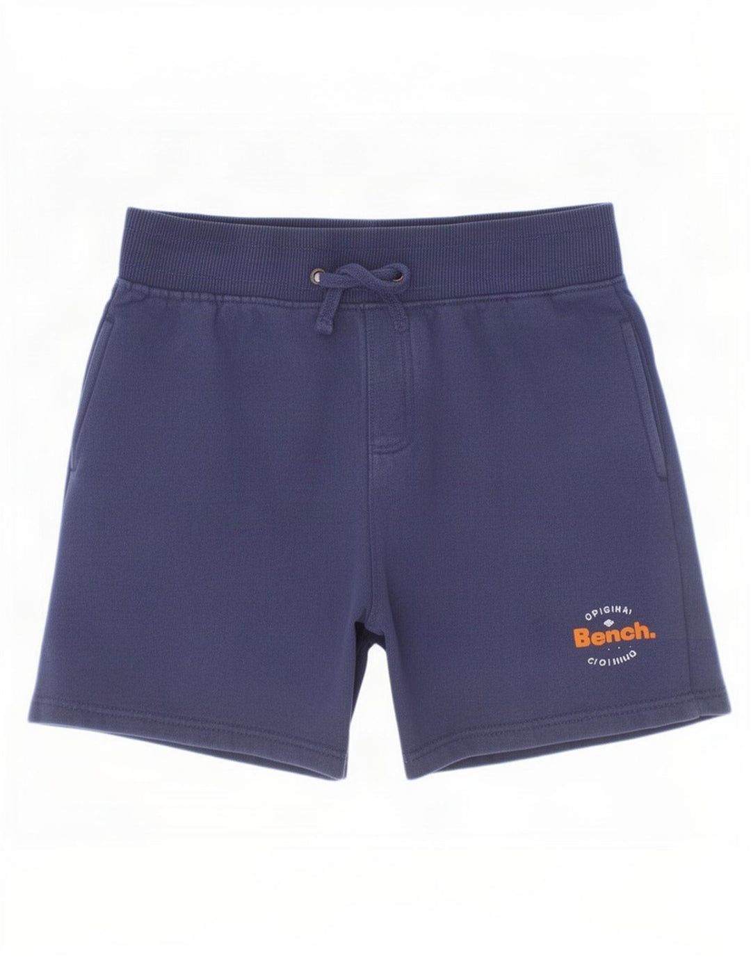 Pantaloncini sportivi da banco per ragazzi 9-10 anni, cotone medio blu navy