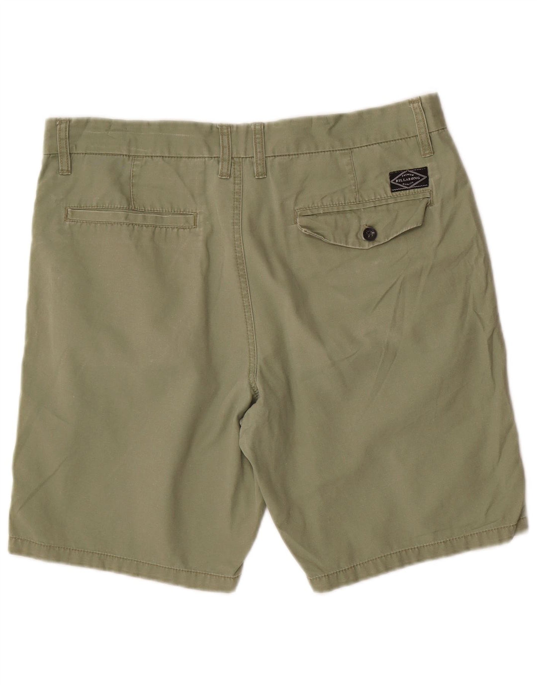 Pantaloncini chino da uomo Billabong W34 grandi cotone kaki