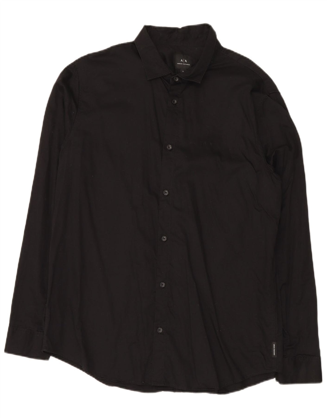 Camicia da uomo Armani Exchange XL in cotone nero