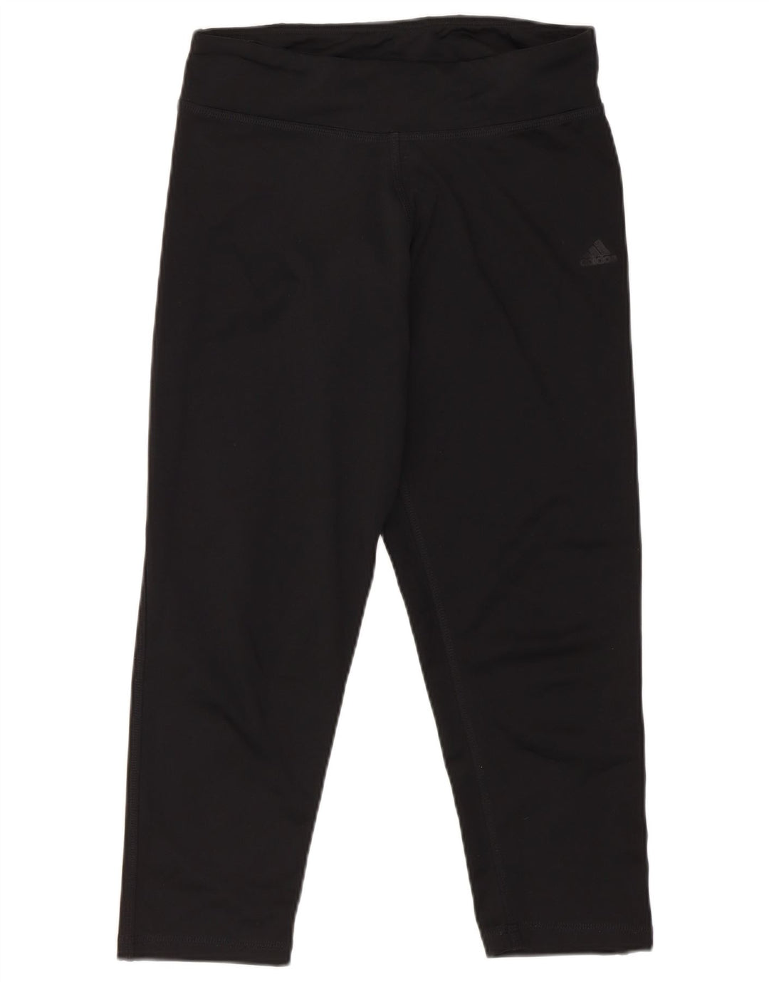 Leggings Capri da donna Adidas UK 8/10 piccolo poliestere nero
