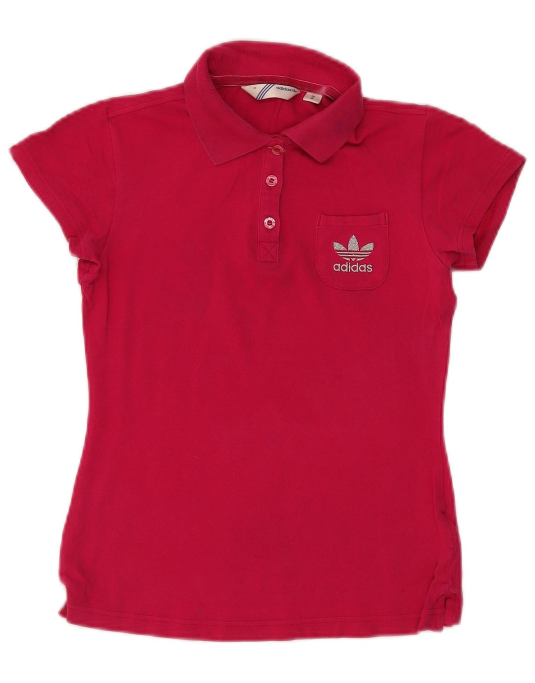 Polo Adidas da donna EU 36 piccola in cotone rosa