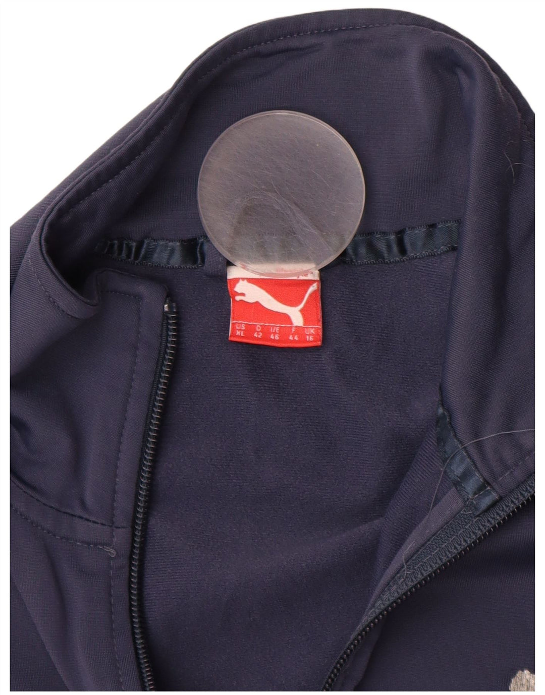 Giacca da tuta da donna PUMA UK 16 Large Blu Navy Colourblock
