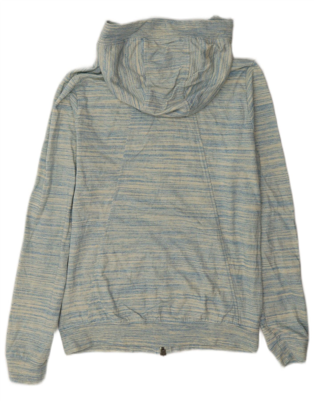 Felpa con cappuccio e zip da donna Nike UK 10 Small Poliestere screziato blu