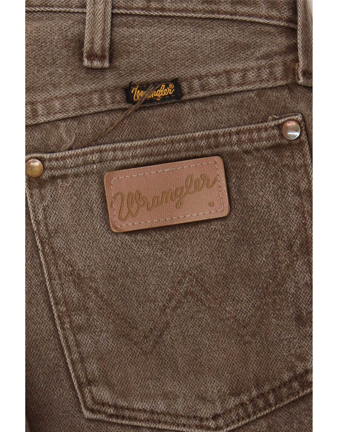 Jeans dritti da uomo Wrangler W32 L28 Marrone