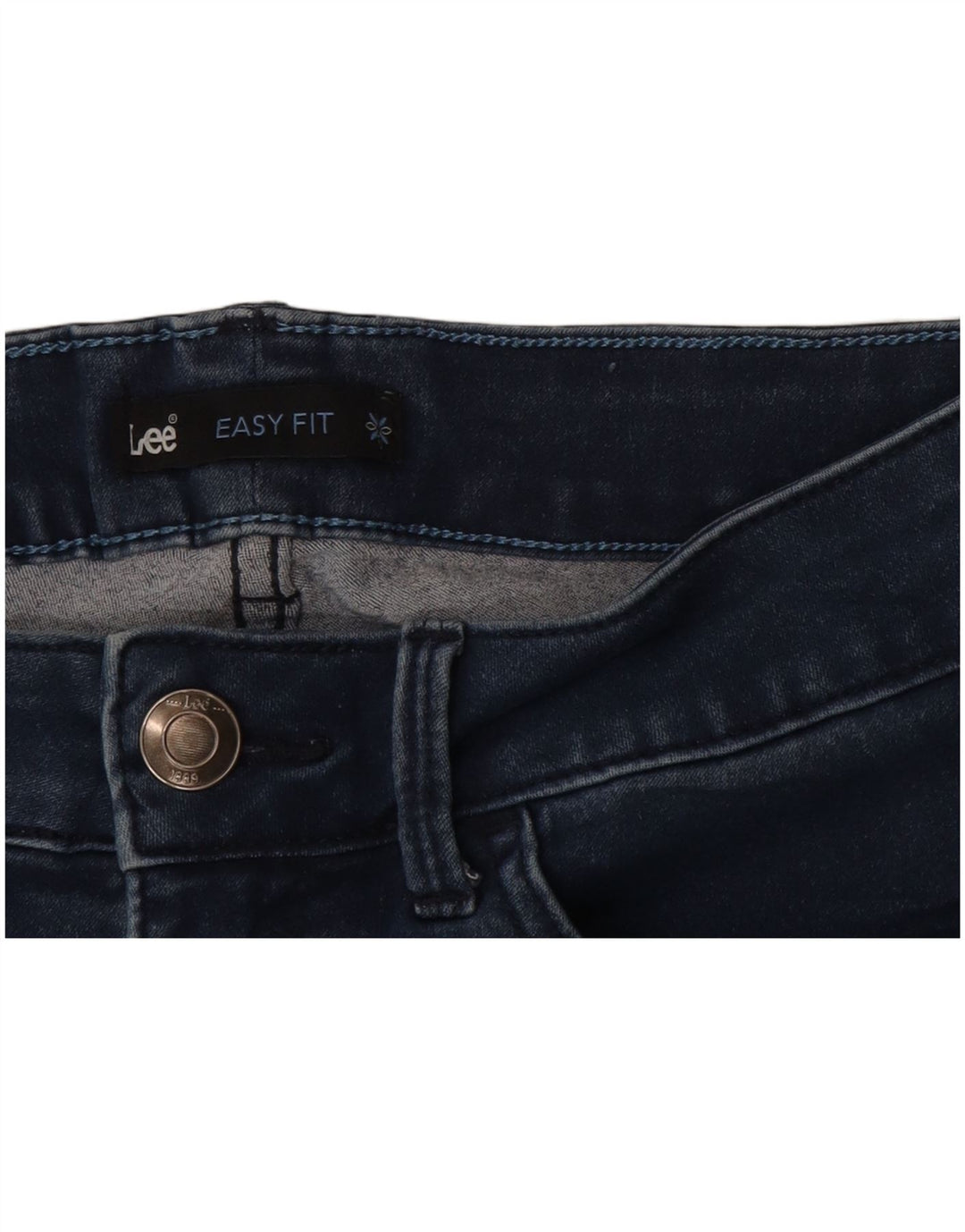 Pantaloncini di jeans Lee dalla vestibilità facile da donna W30 medio blu navy