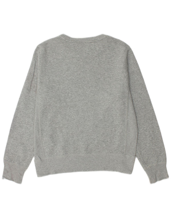 Felpa da uomo Nike Maglione piccolo grigio cotone screziato