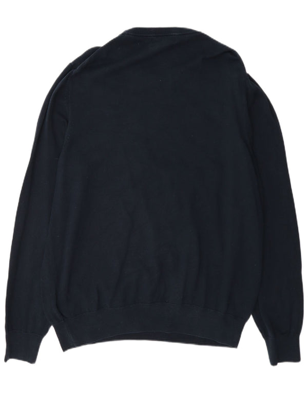 Maglione maglione girocollo da uomo Marks & Spencer XL blu navy classico
