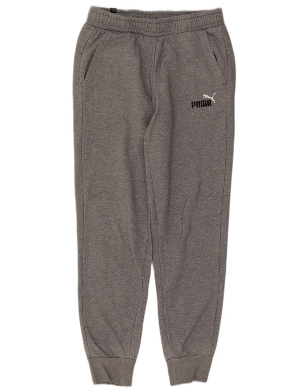 Pantaloni da tuta da donna Puma Joggers UK 12 Cotone grigio medio