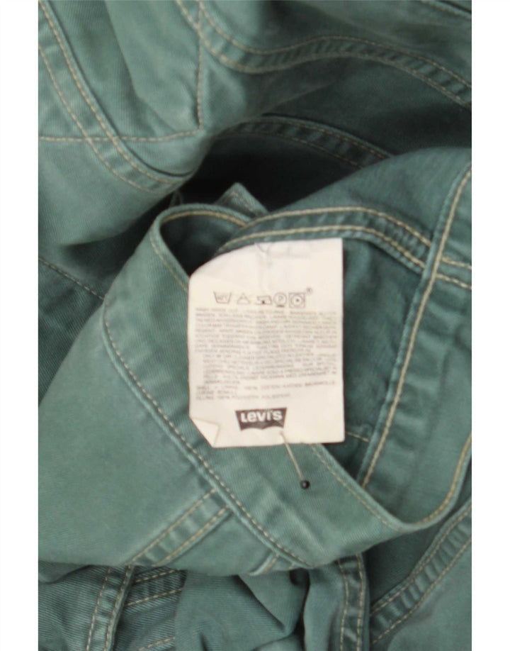 Giacca di jeans da uomo Levi's UK 42 XL cotone verde