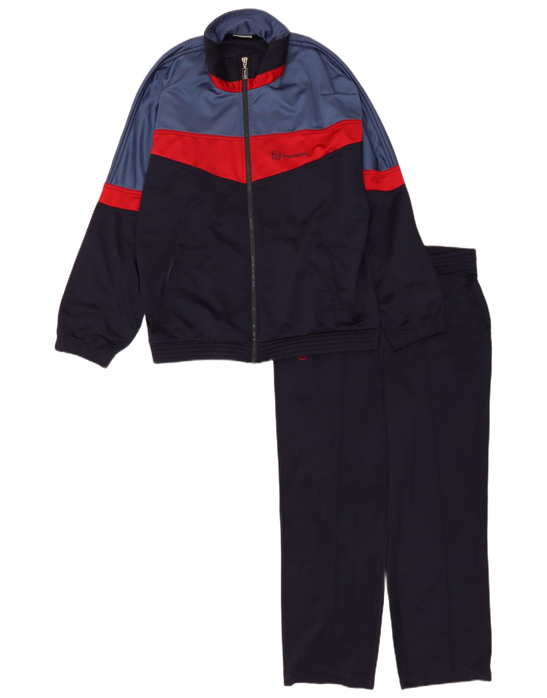 Tuta intera da uomo Sergio Tacchini IT 46 Small Blu Navy Colourblock