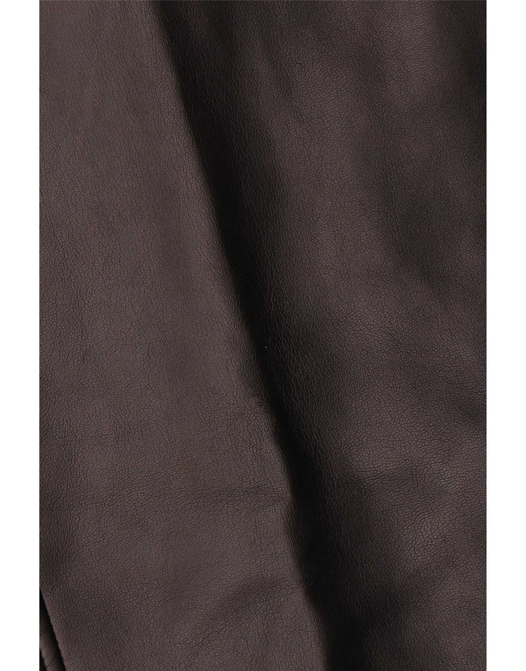 Gilet in pelle da donna vintage UK 10 piccolo nero