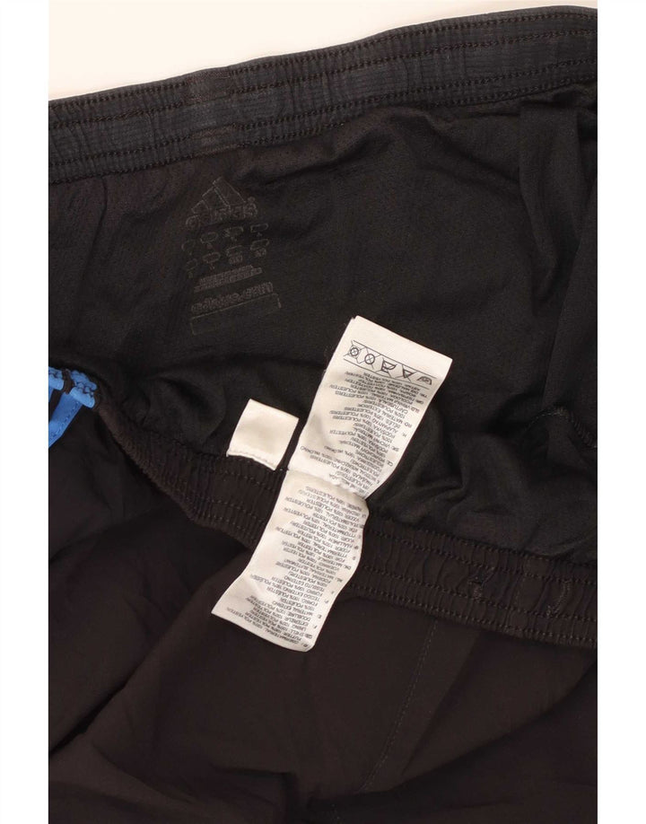 Pantaloncini sportivi da uomo Adidas Medium Black Colourblock in poliestere