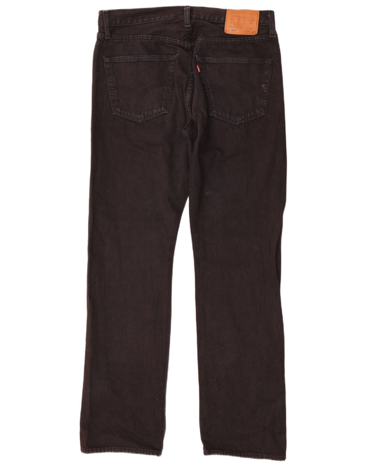 Levi's Uomo 501 Jeans dritti W34 L32 Cotone Nero