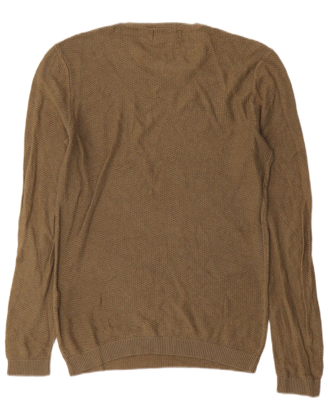 Maglione maglione girocollo da uomo Zara medio acrilico kaki