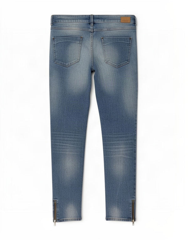 Jeans skinny da donna Zara EU 38 Small W28 L28 Cotone blu