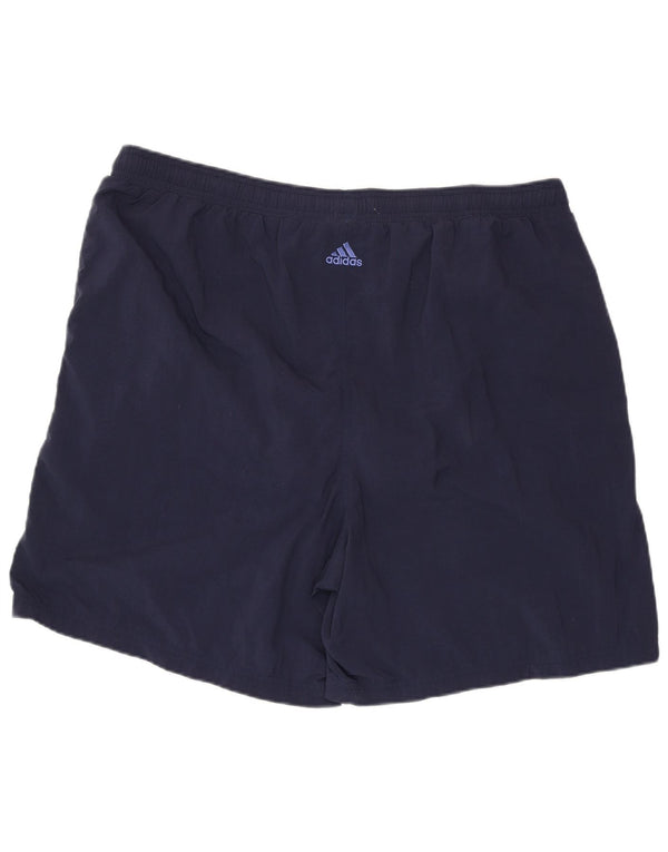 Pantaloncini sportivi da uomo ADIDAS 2XL poliestere blu navy