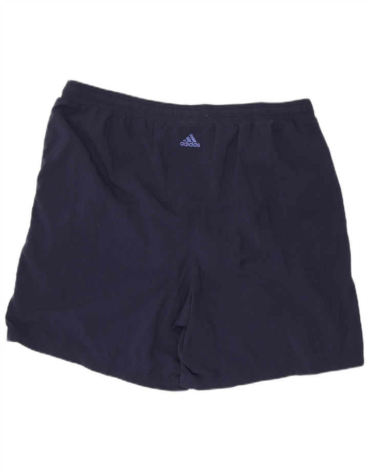 Pantaloncini sportivi da uomo ADIDAS 2XL poliestere blu navy