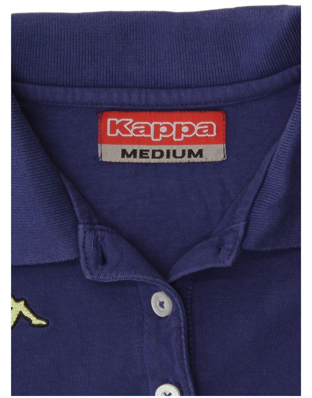 Polo senza maniche Kappa da donna UK 12 medio blu navy