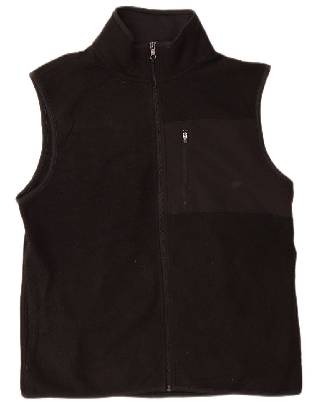 Gilet in pile da uomo Marks & Spencer UK 38 medio poliestere nero