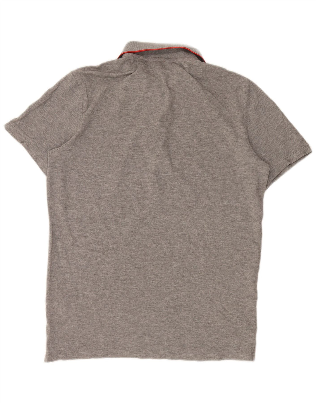 Polo da uomo JACK & JONES grande in cotone grigio