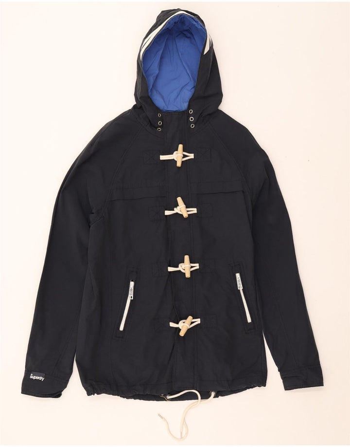 Borsone da uomo con cappuccio SUPERDRY UK 38 Colore blu navy medio