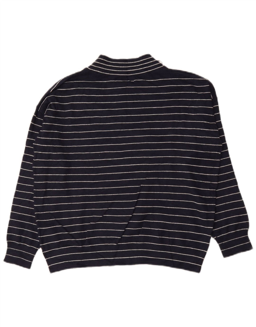 Maglione maglione con scollo a V da donna Marks & Spencer UK 10 piccolo blu navy
