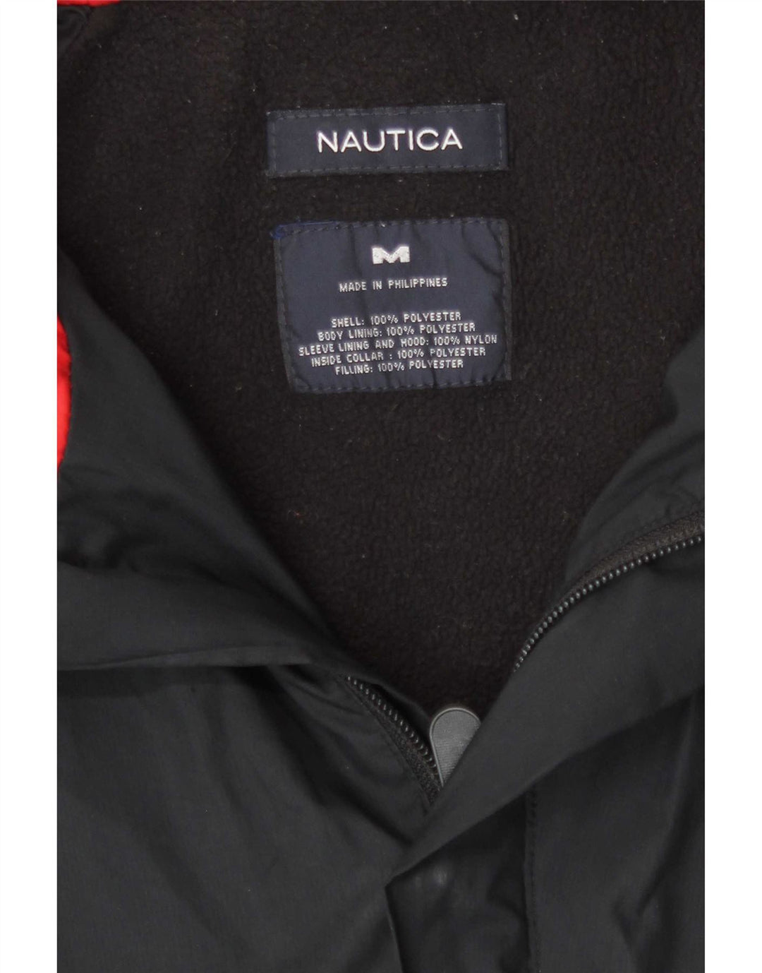 Giubbotto bomber con cappuccio da uomo Nautica UK 38 Medium Blu Navy Colourblock