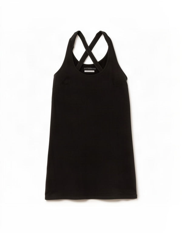 Abito da tennis senza maniche Fila da donna UK 14 Large Nero