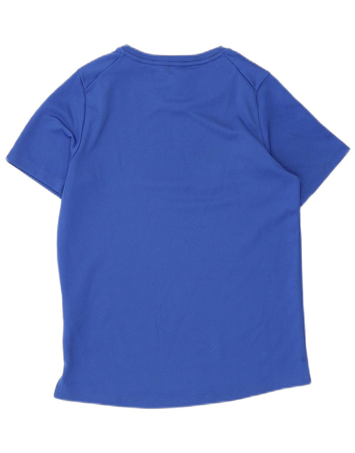 T-shirt da ragazzo Nike Dri Fit Top 10-11 anni in poliestere blu medio