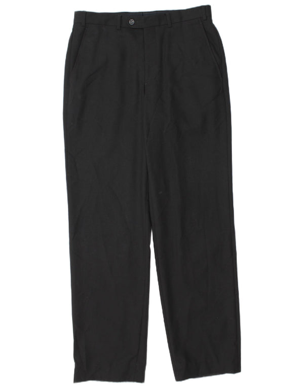 Pantaloni chino dritti da uomo Armani IT 48 medio W32 L33 neri