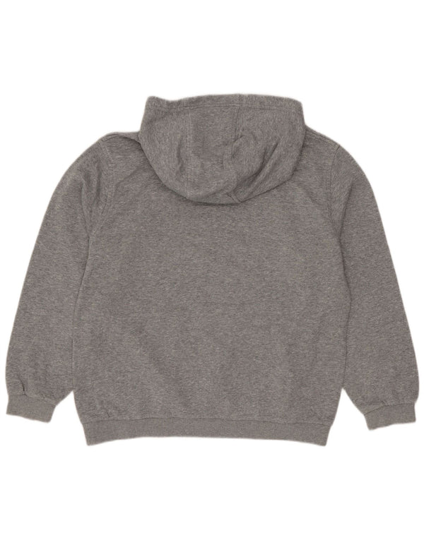 Felpa con cappuccio Nike per ragazze 13-14 anni XL in cotone chiazzato grigio