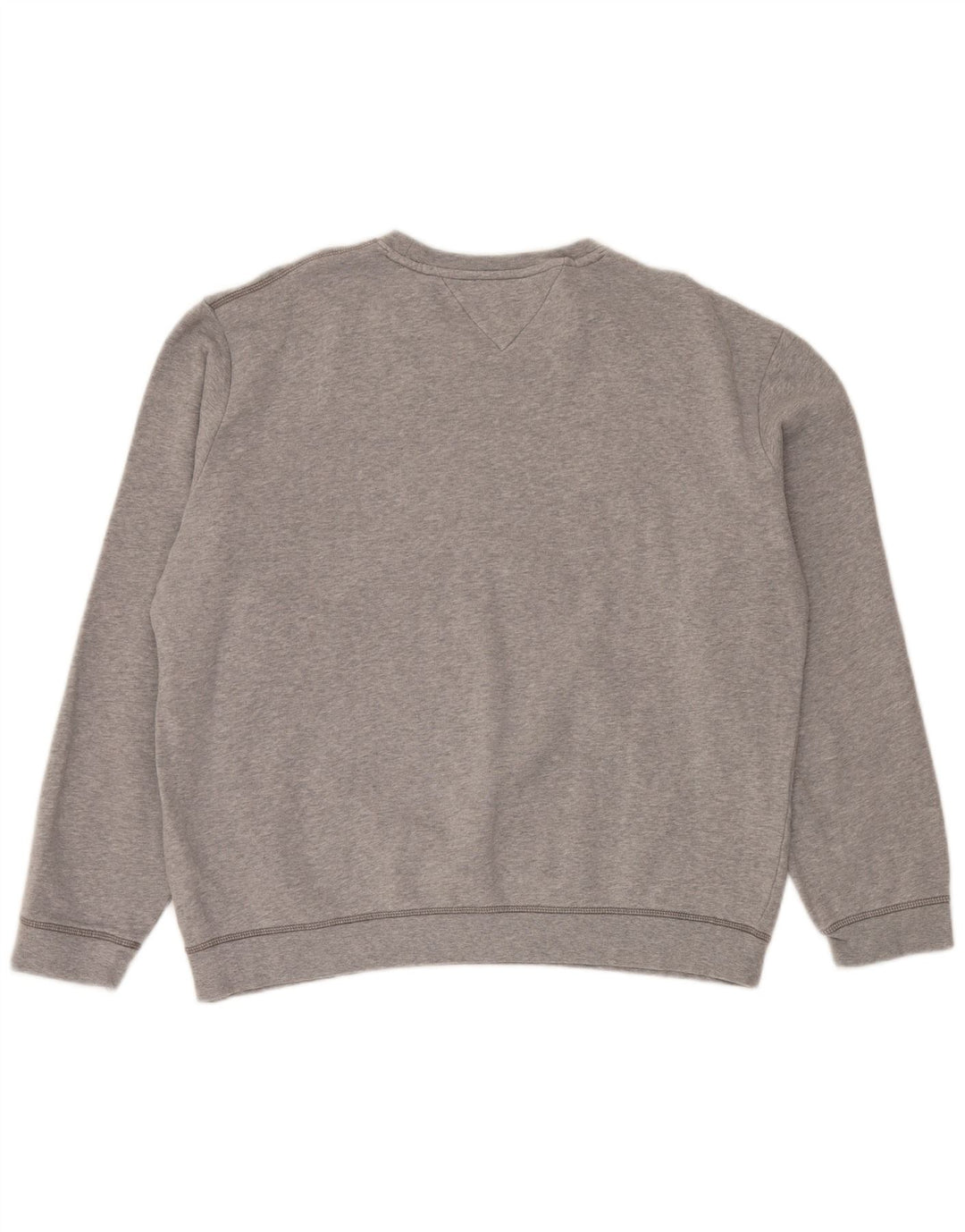 Felpa grafica da uomo Tommy Hilfiger Maglione 2XL Cotone color block grigio