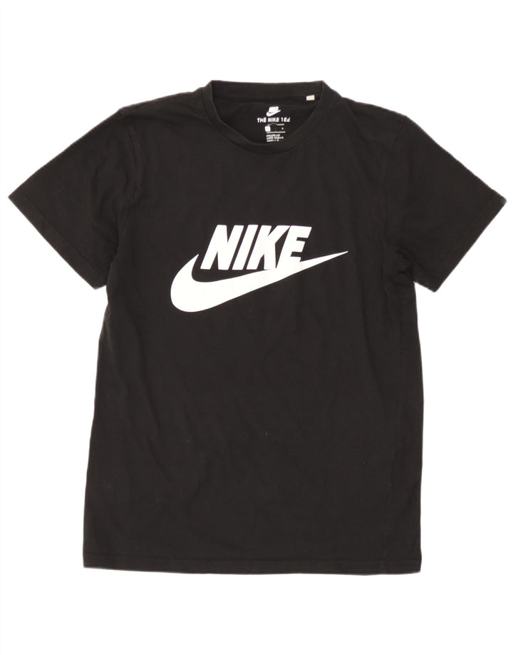 T-shirt grafica Nike da uomo con taglio atletico, colore nero medio