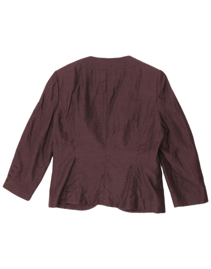 Giacca blazer da donna con maniche a 3/4 Fenn Wright Manson UK 16 grande viola