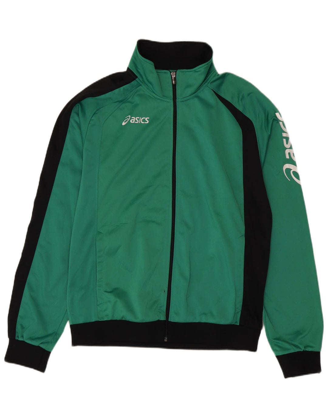 Giacca sportiva da uomo Asics Graphic 2XL Poliestere color block verde