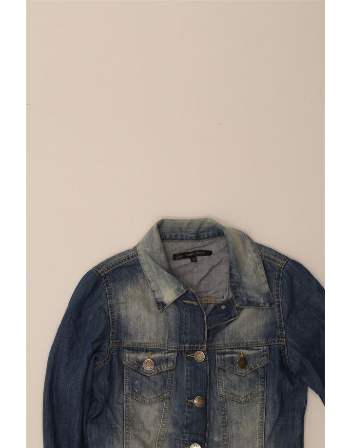 OASIS Womens Denim Jacket UK 10 Small  Blue Cotton Vintage Oasis and Second-Hand Oasis from Messina Hembry 