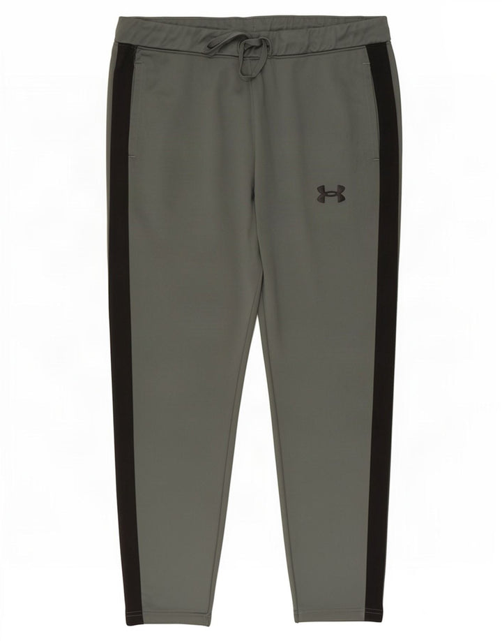 Pantaloni da tuta da uomo Under Armour XL Poliestere color block verde