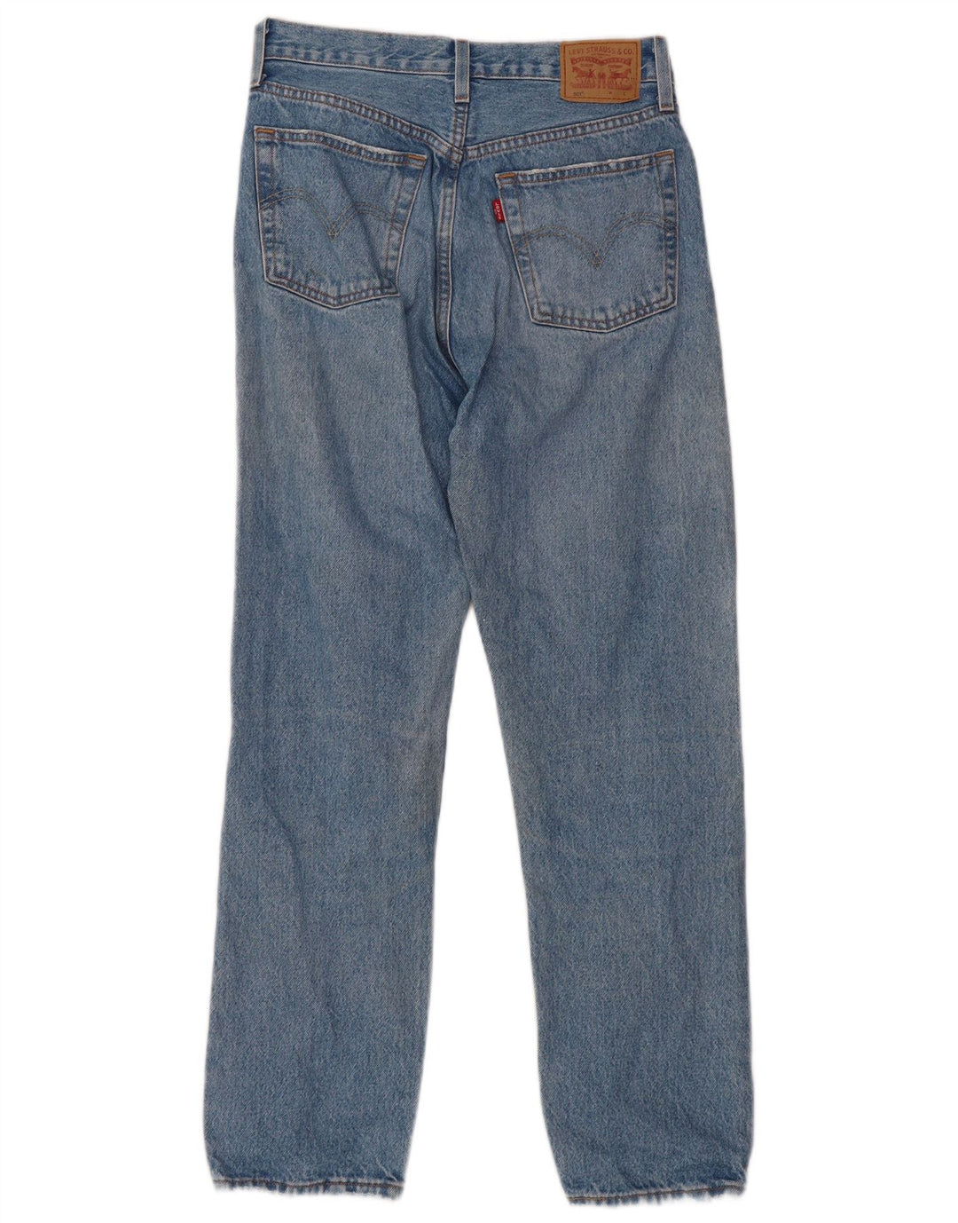 LEVI'S Jeans dritti da uomo 501 W28 L30 cotone blu