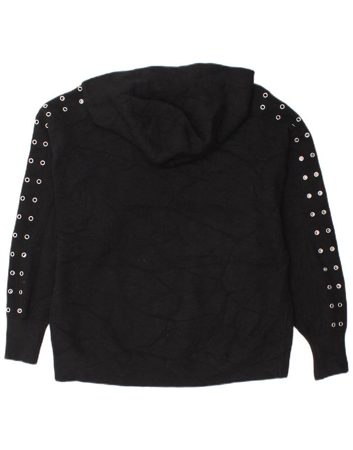 Maglione oversize da donna Zara UK 10 piccolo in viscosa nera
