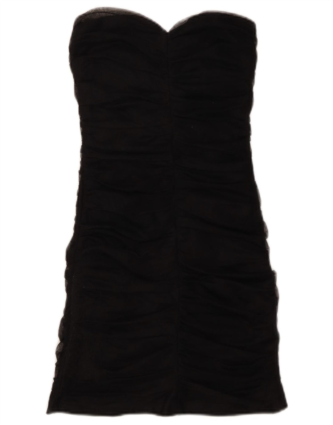 Abito aderente senza spalline da donna ZARA UK 8 piccolo nero