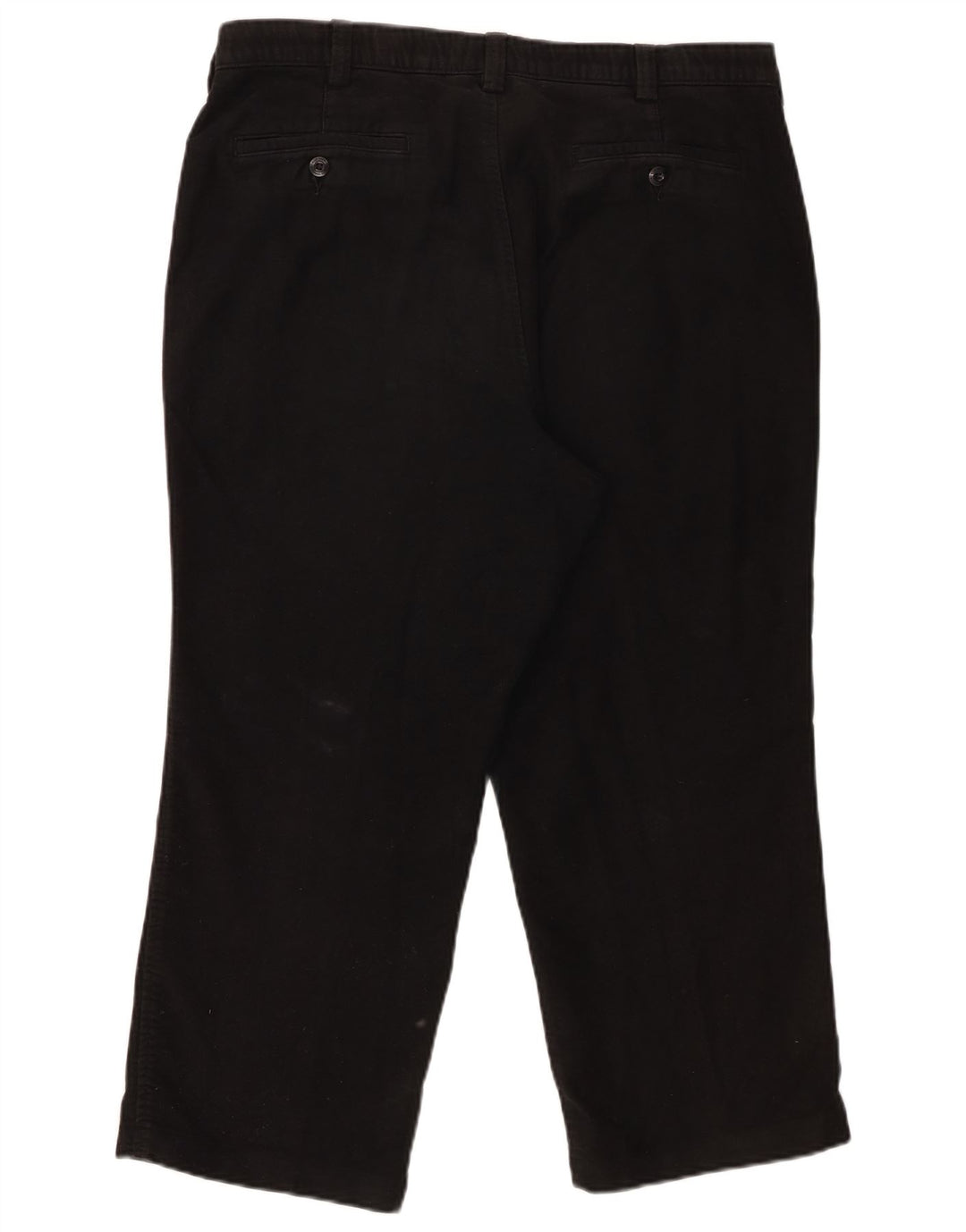 Pantaloni Marks & Spencer da uomo blu Harbour Capri W36 L23 cotone nero