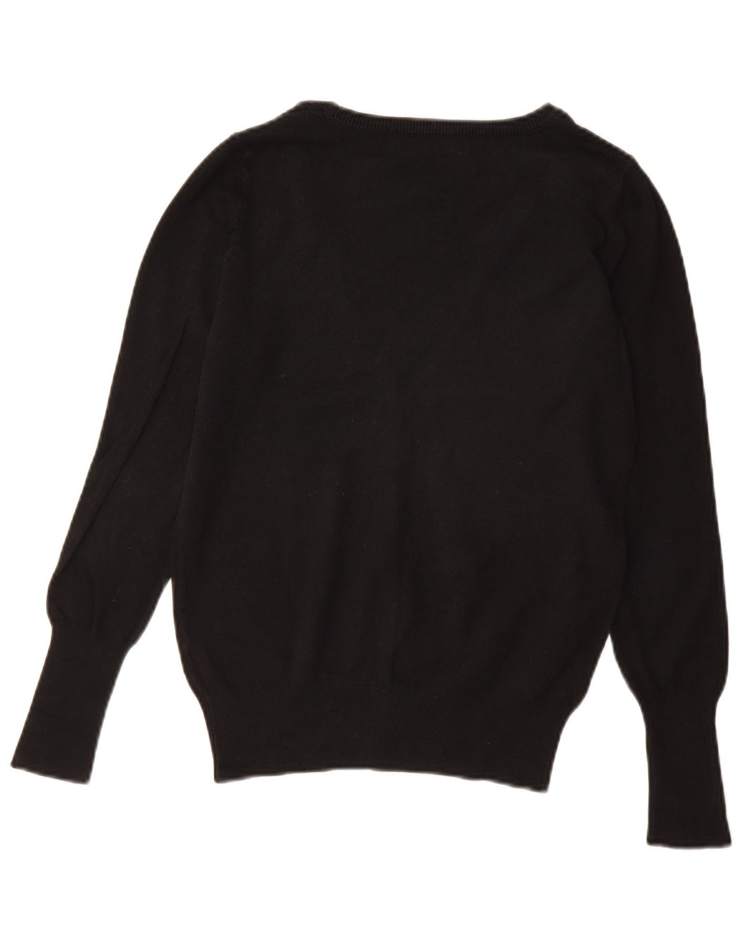 Maglione cardigan da donna Zara UK 12 cotone nero medio