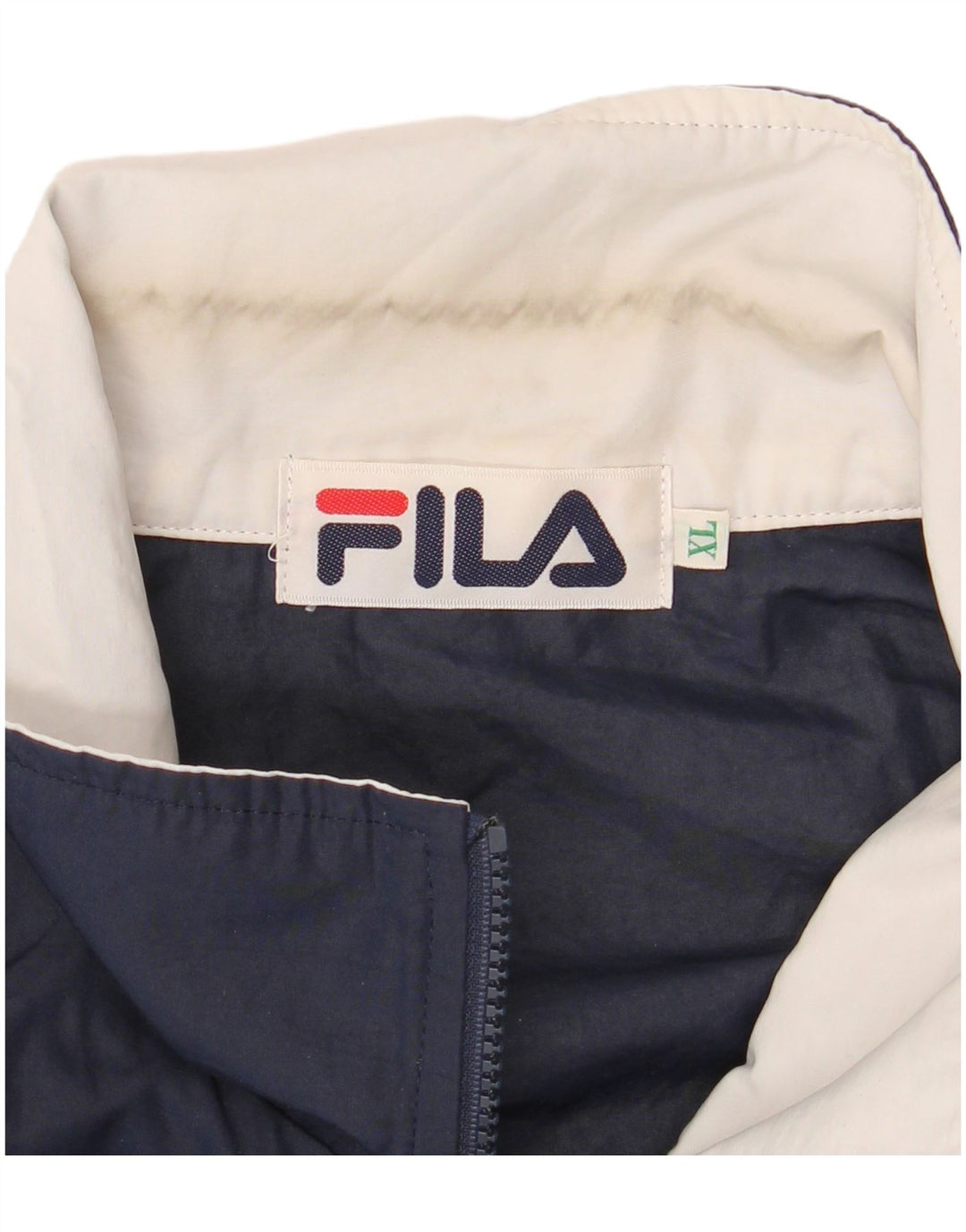Giacca da ginnastica da uomo Fila XL Colorblock blu navy