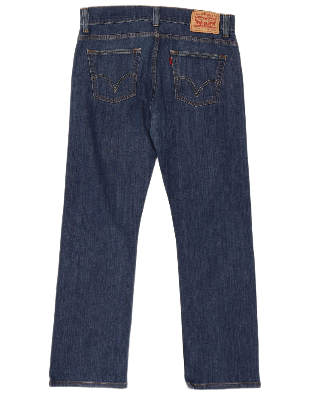 Levi's Uomo 506 Jeans dritti W34 L34 Cotone Blu