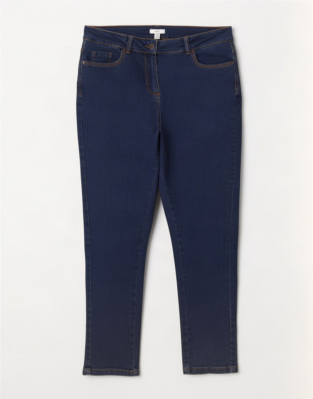 Jeans slim da donna M&Co UK 12 medio W30 L28 cotone blu navy